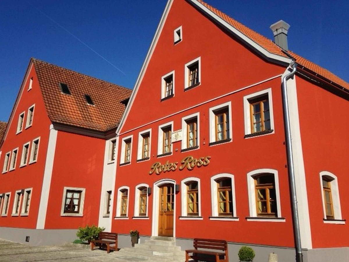 Hotel-Gasthof Rotes Ross Markt Einersheim Eksteriør billede